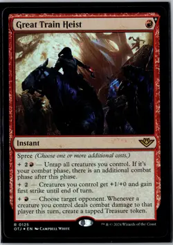 Great Train Heist Foil R Outlaws of Thunder Junction 125 NM - Image 1