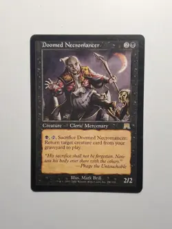 MtG Doomed Necromancer LP x1 - Onslaught - Image 1