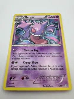 2016 Pokemon XY Generations Gengar Holo 35/83 Near Mint - Image 3