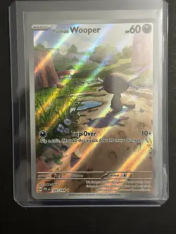 Paldean Wooper 102/094 Illustration Rare Phantasmal Flames Pokemon Pack Fresh - Image 1