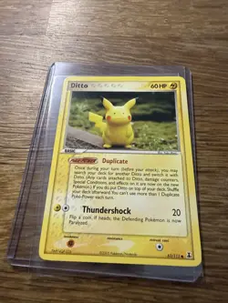 Pokemon TCG - Ditto (Pikachu) 63/113 EX Delta Species - NM - Image 1
