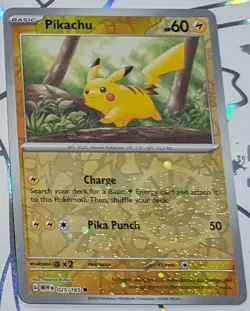 Pokemon Costco 151 Cosmo Foil Promo Set - Pikachu Squirtle Charmander Bulbasaur - Image 4