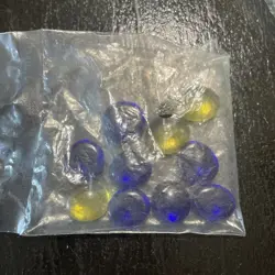 VINTAGE Pokemon DAMAGE COUNTERS 1999 blue, and yellow stones SEALED UNOPENED - Image 1