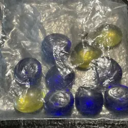 VINTAGE Pokemon DAMAGE COUNTERS 1999 blue, and yellow stones SEALED UNOPENED - Image 2