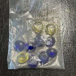 VINTAGE Pokemon DAMAGE COUNTERS 1999 blue, and yellow stones SEALED UNOPENED - Image 5