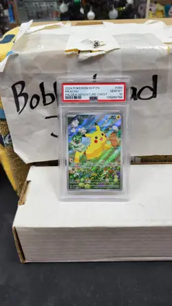 2024 PIKACHU FULL ART PALDEA ADVENTURE CHEST PROMO POKEMON PSA 10 GEM MINT #088 - Image 1