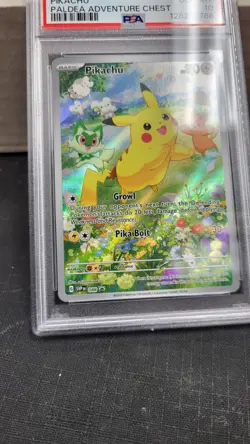 2024 PIKACHU FULL ART PALDEA ADVENTURE CHEST PROMO POKEMON PSA 10 GEM MINT #088 - Image 4