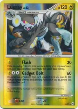 Heavily Played Luxray - 5/99 - Holo Rare - Reverse Holo Pokemon Arceus - Image 1