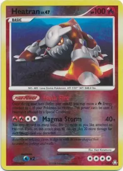 Moderately Played Heatran - 6/146 - Holo Rare - Reverse Holo Pokemon Legends Awa - Image 1