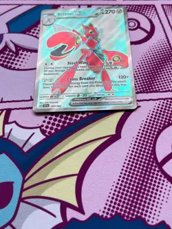 Pokemon - Scizor ex 195/162 - Scarlet & Violet - Temporal Forces - Full Art - NM - Image 2