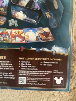 Disney Lorcana: Illumineer's Trove Azurite Sea TCG Factory Sealed - Image 4