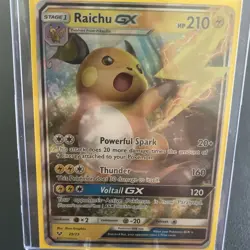 Pokemon TCG Raichu GX Shining Legends Sun & Moon Ultra Rare Card 29/73 - Image 1