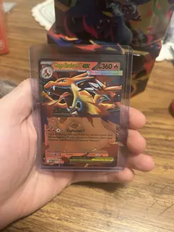 Pokemon Mega Charizard Y EX 030 Full Art Ultra Rare Foil Card 360 HP - Image 1