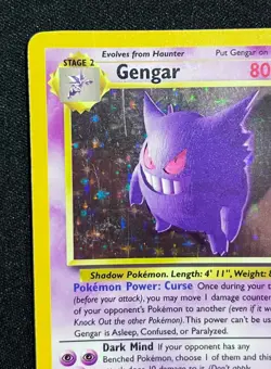 Gengar 5/62 Holo - Pokemon TCG Fossil Rare Card - Image 4
