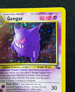 Gengar 5/62 Holo - Pokemon TCG Fossil Rare Card - Image 5