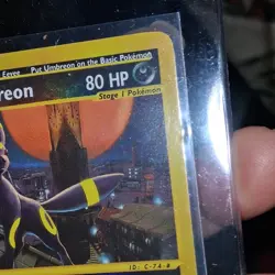 2002 POKEMON CARD UMBREON 041/147 AQUAPOLIS RH LP E READER - Image 3