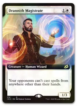 Drannith Magistrate (Extended Art) #314 (Foil) (NM) Ikoria IKO Magic MTG MINT - Image 1