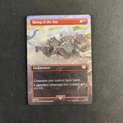 Rising Of The Day (Borderless) 0427 LTR Uncommon Lord Of The Rings MTG - Image 1