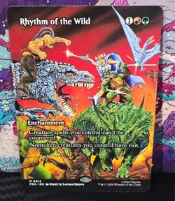 magic the gathering - Rhythm of the Wild - Enchantment - Red/Green - Riot - Image 1