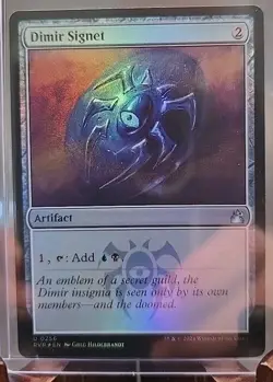 Dimir Signet Ravnica Remastered MTG Foil Near Mint - Image 3