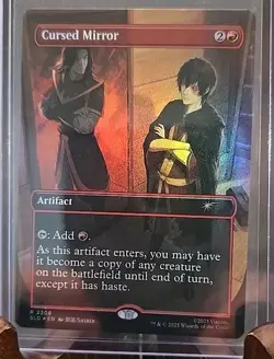 Cursed Mirror Secret Lair Drop MTG Rainbow Foil Near Mint - Image 3