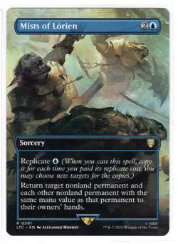 MTG Mists of Lorien (Borderless), Commander: the Lord of the Rings (LTC) LotR NM - Image 1