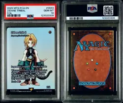 2025 MTG Final Fantasy Zidane Tribal Foil PSA 10 - Image 3