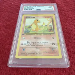 1999 POKEMON GERMAN 1ST ED #46 GLUMANDA PSA 9 - Image 3