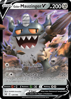 Pokemon Galar-Mauzinger V Verlorener Ursprung 129/196 - Image 1