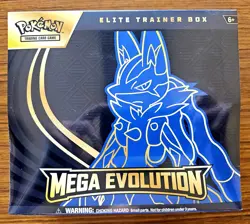 Pokemon Mega Evolution Elite Trainer Box Lucario ETB - New/Factory Sealed - Image 1