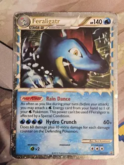 Feraligatr HGSS07 Black Star Promo Holo Rare HGSS Promo Pokemon TCG MP - Image 1