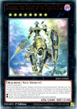 Dingirsu, the Orcust of the Evening Star RA01-EN040 Ultra Rare 1st Edit Yugioh - Image 1