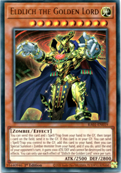 Eldlich the Golden Lord - RA01-EN019 - Ultra Rare - 1st Edition - Yugioh - Image 1