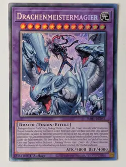 Drachenmeistermagier RA04-DE055 Collectors Rare Deutsch NM YUGIOH - Image 1