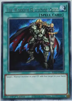 The Warrior returning Alive - KICO-EN052 - Rare - 1st Edition - Yugioh - Image 1