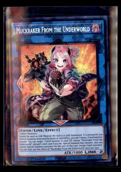 Yu-Gi-Oh! Muckraker From The Underworld MP23-EN194 Secret Rare 1st Ed - Image 1