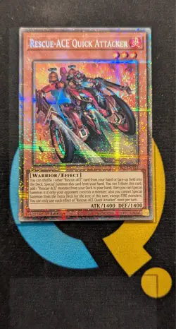 BPRO-EN023 Rescue-ACE Quick Attacker Starlight Rare 1st Edition YuGiOh - Image 1