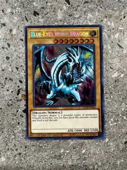 YugiOh 1x Blue-Eyes White Dragon CT14-EN002 Secret Rare Limited Edition NM - Image 1