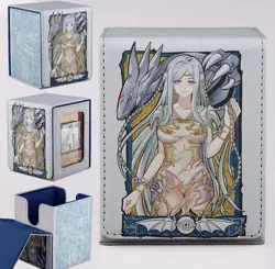 Yugioh TCG Maiden Eyes Of Blue 100x Card Game Deck Box W/ Ace Monster Display - Image 1