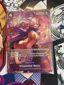 Vinsmoke Reiki Op12-063 Super Rare One Piece TCG Paramount War Near Mint - Image 1