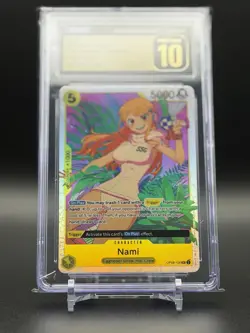 Nami OP08-106 Two Legends Super Rare Foil One Piece CCG CGC 10 Pristine - Image 1