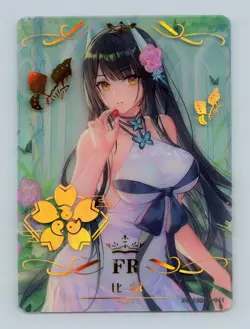 Goddess Story TCG - Hiei Azur Clear Card - Anime Waifu Swimsuit Girl Party - Image 1