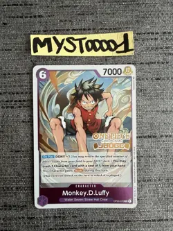Carte One Piece Monkey.D.Luffy OP03-070 JUDGE Foil English Card - Image 1