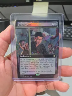 Parker Luck Marvel's Spider-Man Foil MTG 258 MTG Magic The Gathering Near Mint - Image 1