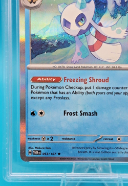 Froslass 053/167 Pokemon TCG Twilight Masquerade Holo Rare 2024 CCG 10 GEM Mint - Image 5