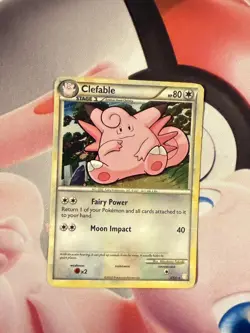 Clefable ⭐ 3/123 - 2010 Heart Gold Soul Silver - Holo Rare - Pokemon Card TCG - Image 1