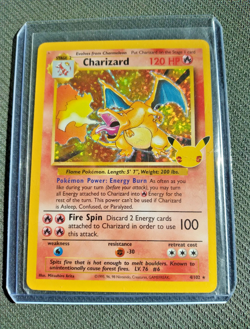 Pokemon TCG Celebrations Charizard 4/102 Holo Rare from 25th Anniversary Set - Image 1