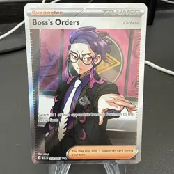 POKEMON CARD TCG ASCENDED HEROES BOSS'S ORDERS 256/217 FULL ART ULTRA RARE NM - Image 1