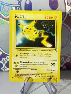 Pikachu #25 Promo 4 Pokemon The First Movie Promo Card MP #C - Image 1