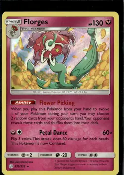 Pokemon Florges 152/236 Cosmic Eclipse Holo Rare - Image 1